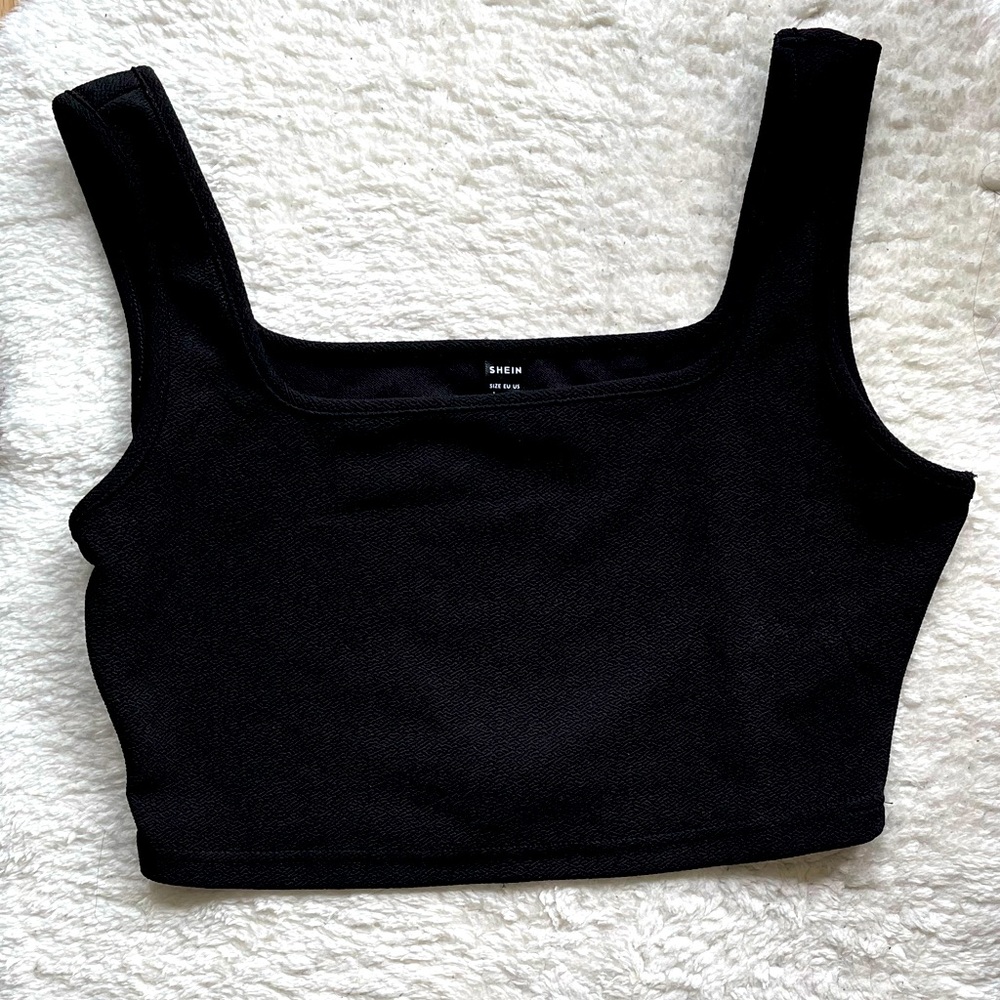 Black Crop Top